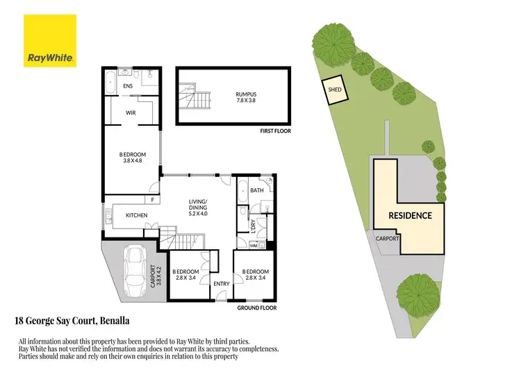 Floorplan of Homely house listing, 18 George Say Court, Benalla VIC 3672