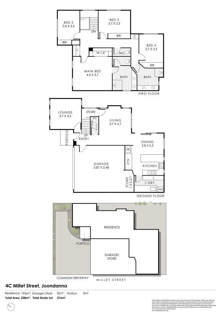 Floorplan of Homely house listing, 4C Millet Street, Joondanna WA 6060