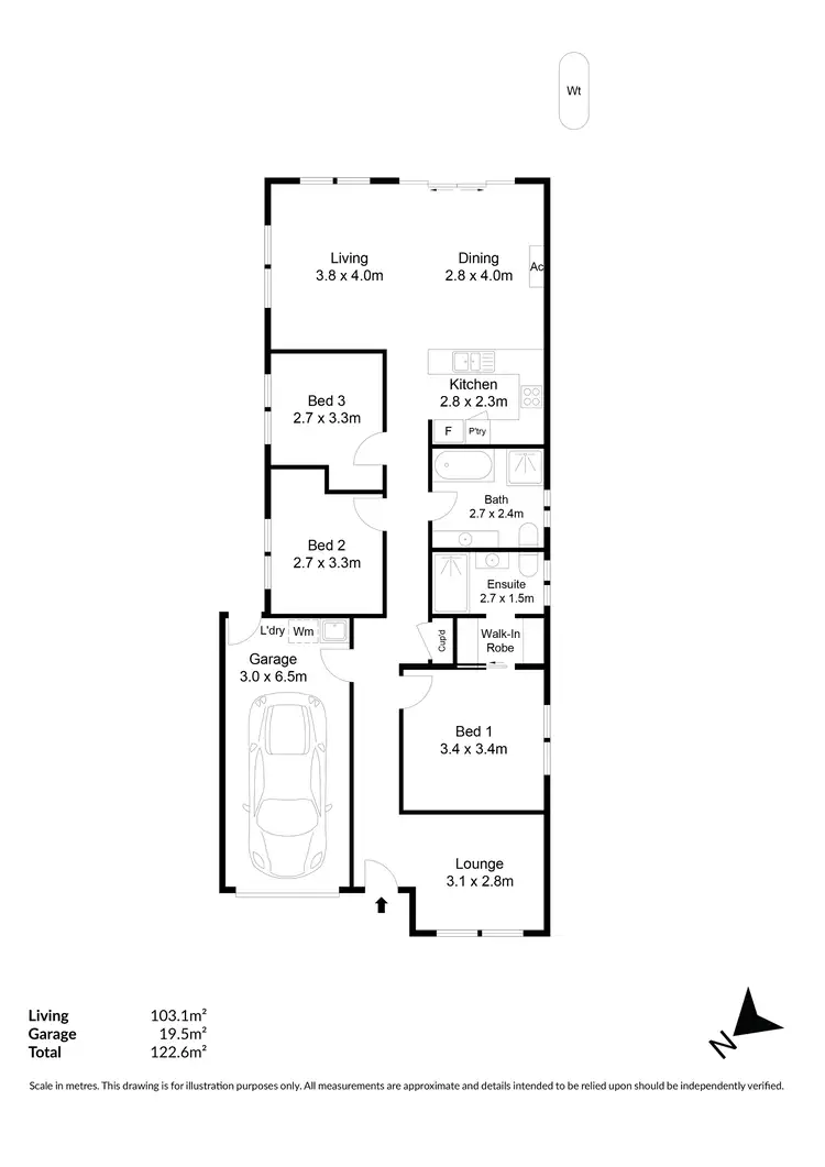 Floorplan of Homely house listing, 1643C Main North Road, Salisbury East SA 5109