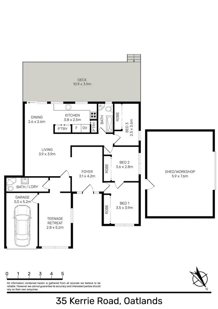 Floorplan of Homely house listing, 35 Kerrie Road, Oatlands NSW 2117