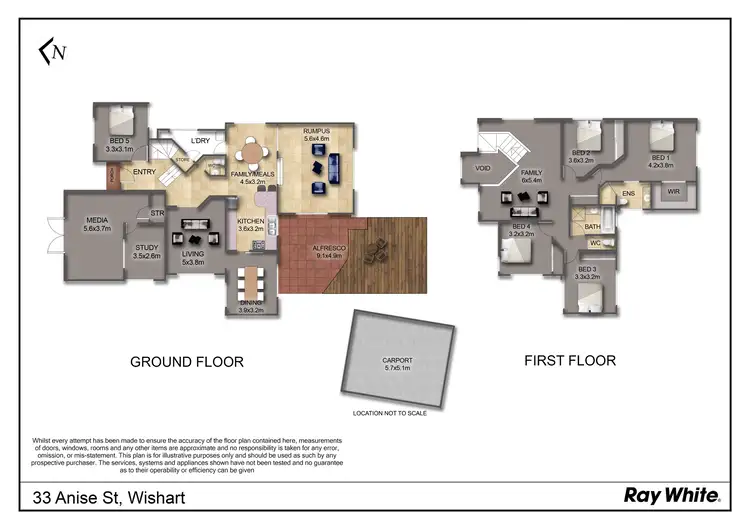 Floorplan of Homely house listing, 33 Anise Street, Wishart QLD 4122