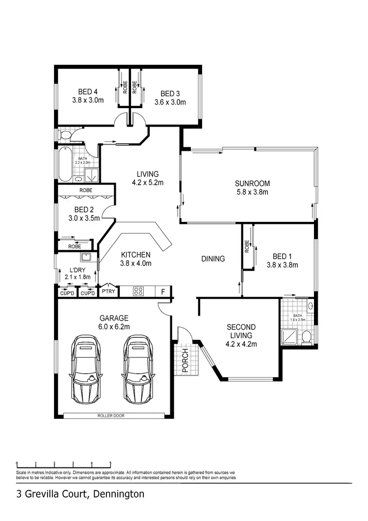 Floorplan of Homely house listing, 3 Grevillia Court, Warrnambool VIC 3280