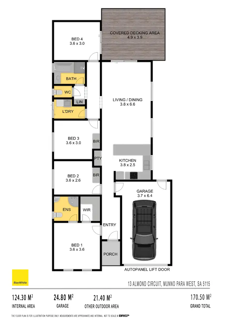 Floorplan of Homely house listing, 13 Almond Circuit, Munno Para West SA 5115