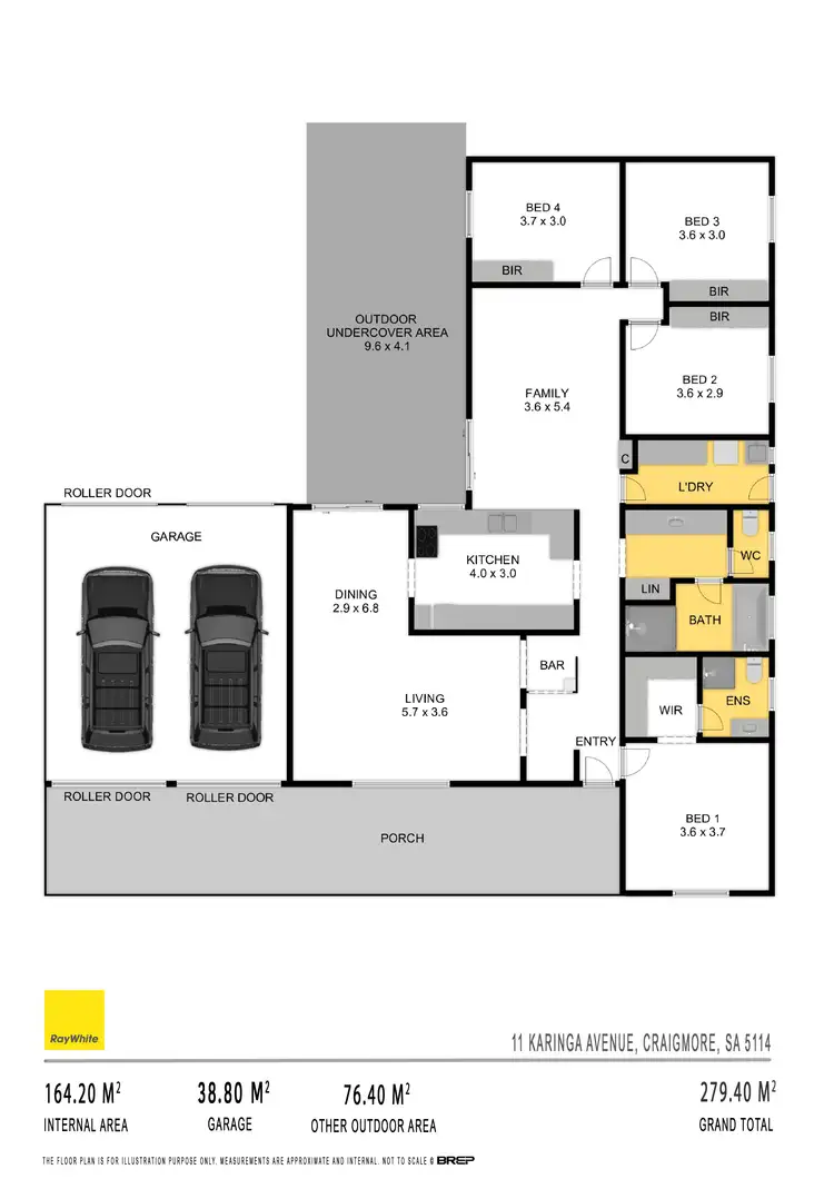 Floorplan of Homely house listing, 11 Karinga Avenue, Craigmore SA 5114