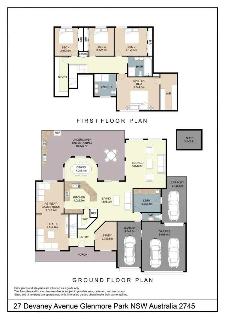 Floorplan of Homely house listing, 27 Devaney Avenue, Glenmore Park NSW 2745