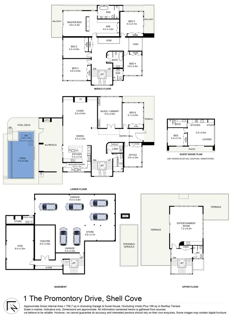Floorplan of Homely house listing, 1 The Promontory Drive, Shell Cove NSW 2529