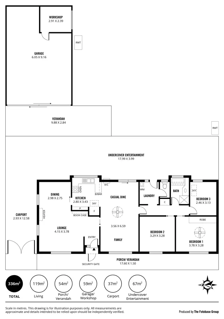 Floorplan of Homely house listing, 11 Robbie Drive, Reynella East SA 5161