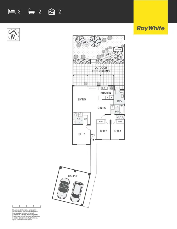 Floorplan of Homely townhouse listing, 8/27 Elm Way, Jerrabomberra NSW 2619