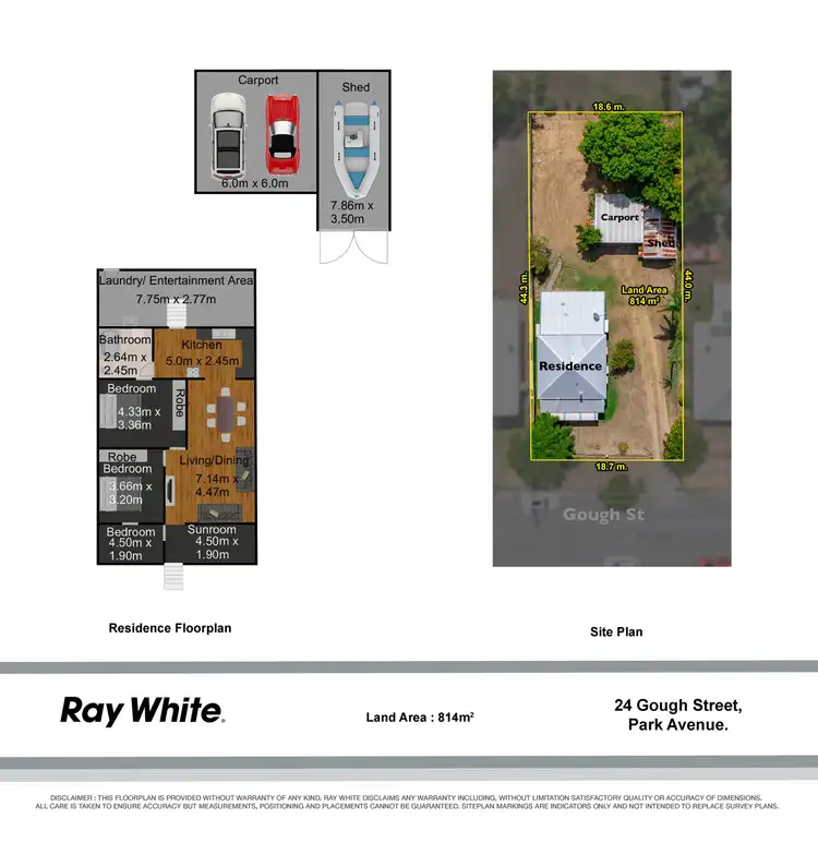 Floorplan of Homely house listing, 24 Gough Street, Park Avenue QLD 4701