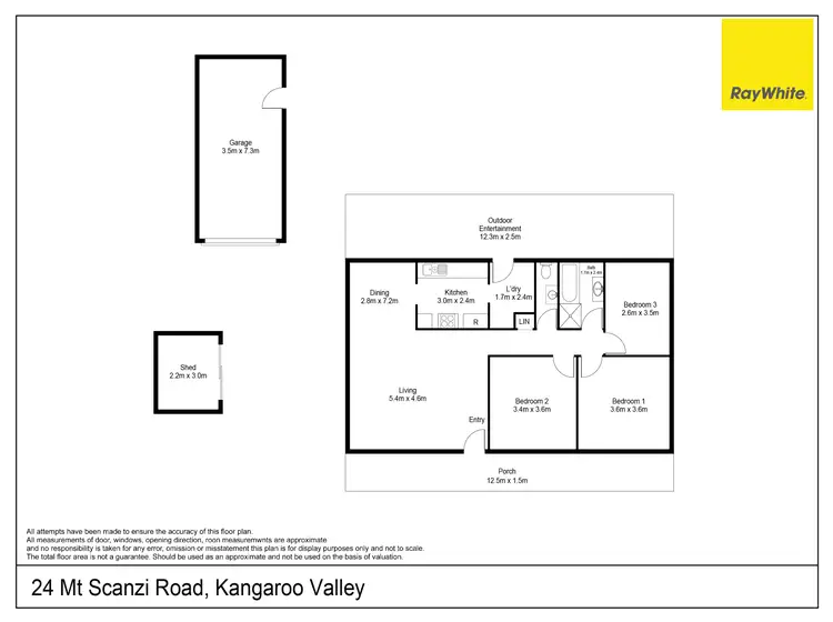 Floorplan of Homely house listing, 24 Mount Scanzi Road, Kangaroo Valley NSW 2577