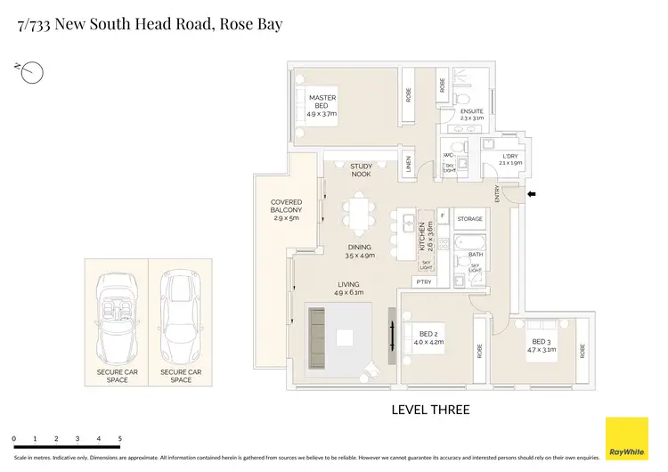 Floorplan of Homely apartment listing, 7/733 New South Head Road, Rose Bay NSW 2029
