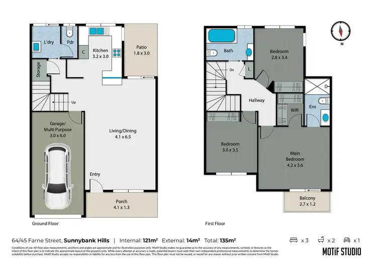 Floorplan of Homely house listing, 64/45 Farne Street, Sunnybank Hills QLD 4109
