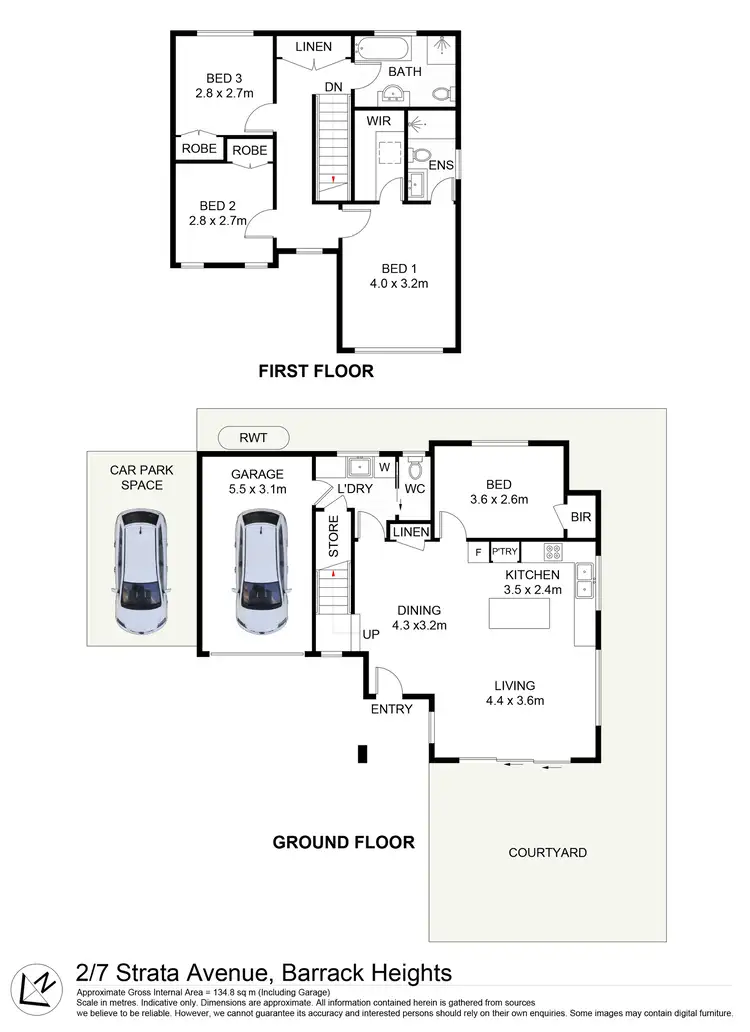 Floorplan of Homely house listing, 2/7 Strata Avenue, Barrack Heights NSW 2528