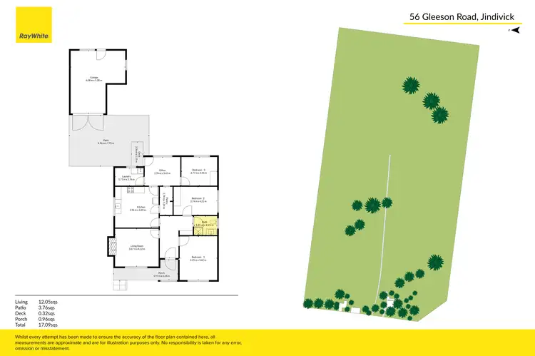 Floorplan of Homely rural property listing, 56 Gleeson Road, Jindivick VIC 3818