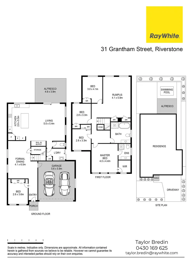 Floorplan of Homely house listing, 31 Grantham Street (Grantham Farm), Riverstone NSW 2765
