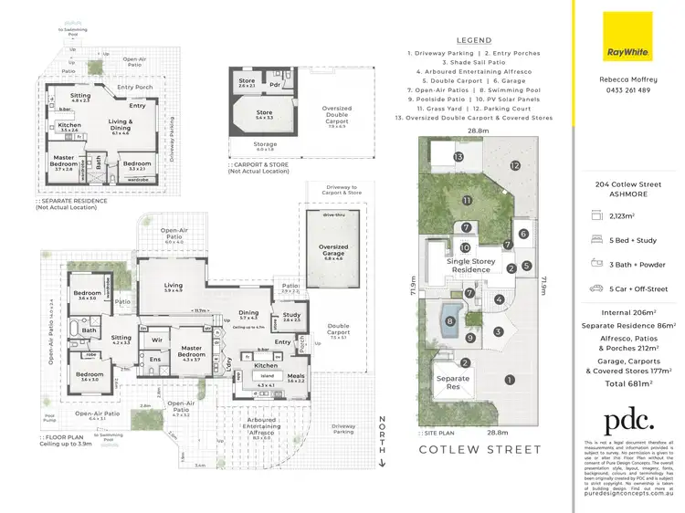 Floorplan of Homely house listing, 204 Cotlew Street, Ashmore QLD 4214