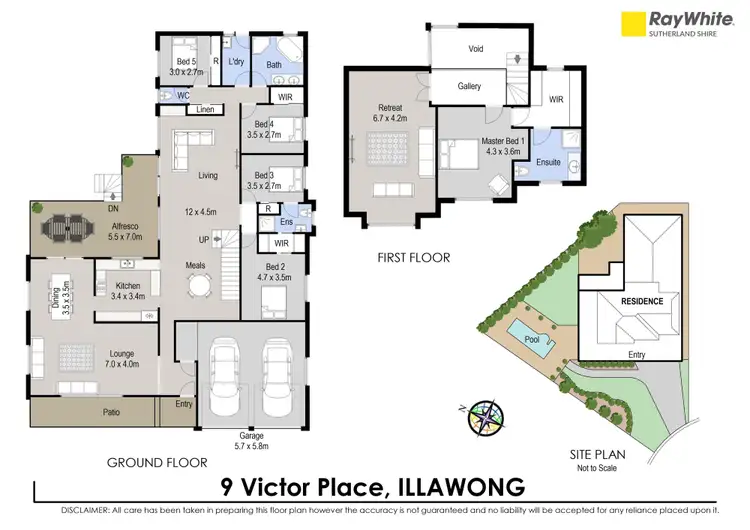 Floorplan of Homely house listing, 9 Victor Place, Illawong NSW 2234