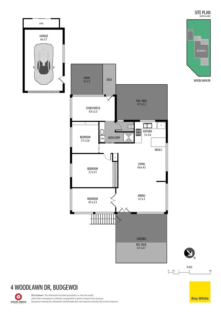 Floorplan of Homely house listing, 4 Woodlawn Drive, Budgewoi NSW 2262