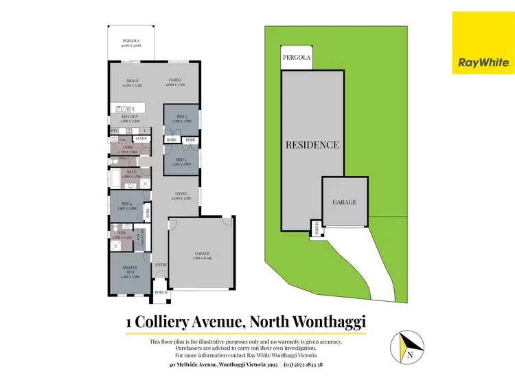 Floorplan of Homely house listing, 1 Colliery Avenue, North Wonthaggi VIC 3995
