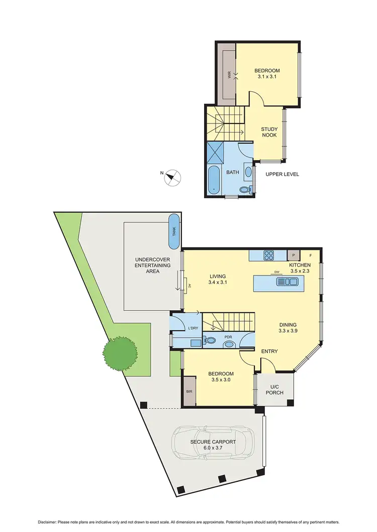 Floorplan of Homely townhouse listing, 3/40 Pengana Avenue, Glenroy VIC 3046