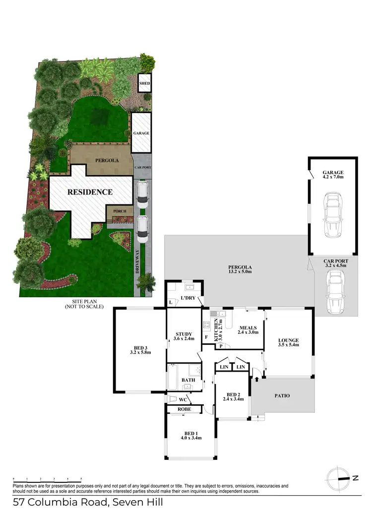 Floorplan of Homely house listing, 57 Columbia Road, Seven Hills NSW 2147