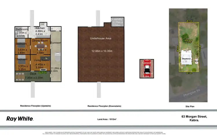 Floorplan of Homely house listing, 63 Morgan Street, Kabra QLD 4702