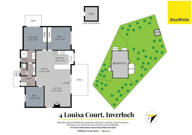 Floorplan of Homely house listing, 4 Louisa Court, Inverloch VIC 3996