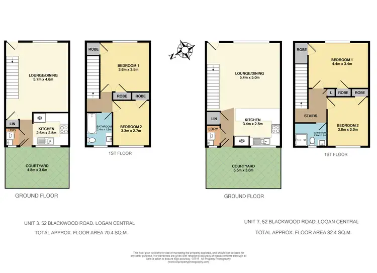 Floorplan of Homely block of units listing, 1-7/52 Blackwood Road, Logan Central QLD 4114