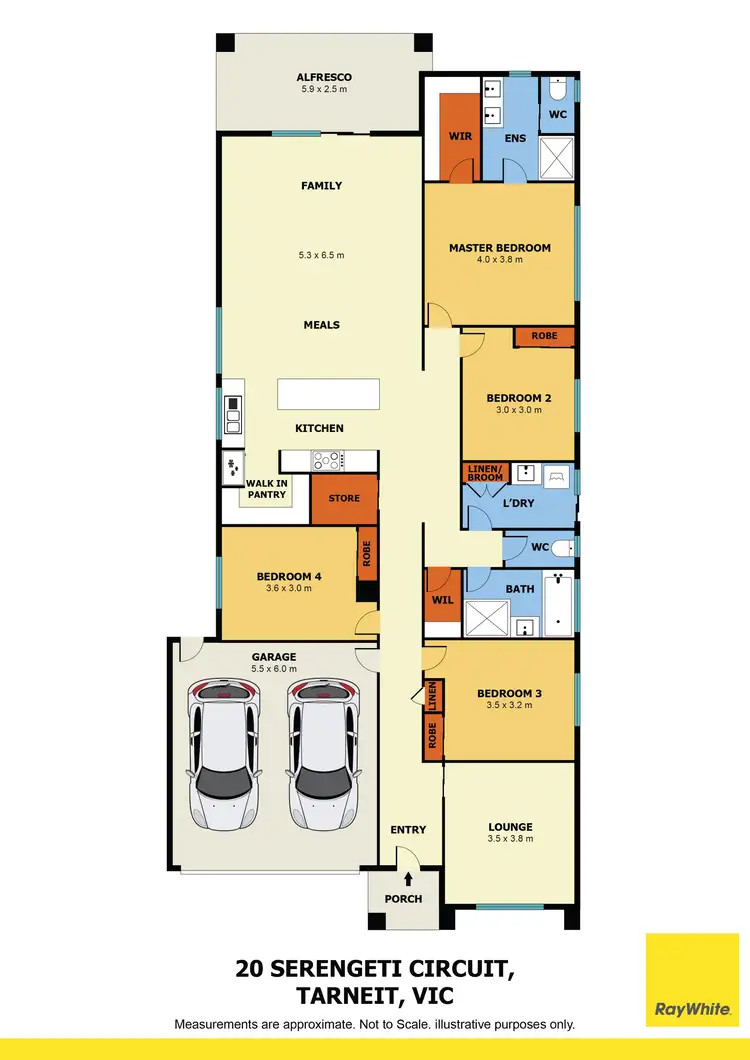 Floorplan of Homely house listing, 20 Serengeti Circuit, Tarneit VIC 3029
