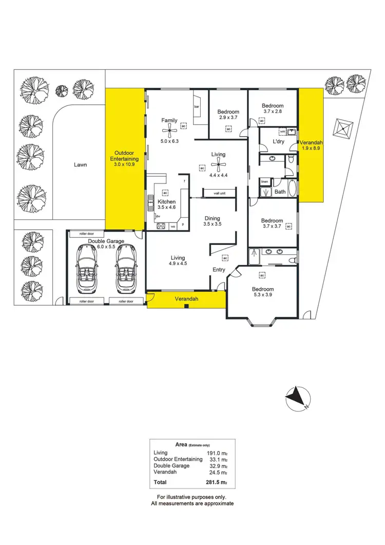 Floorplan of Homely house listing, 2 Bauhinia Drive, Parafield Gardens SA 5107