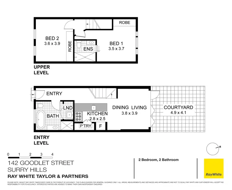 Floorplan of Homely house listing, 142 Goodlet Street, Surry Hills NSW 2010