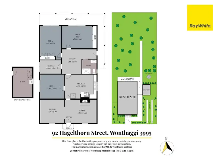 Floorplan of Homely house listing, 92 Hagelthorn Street, Wonthaggi VIC 3995