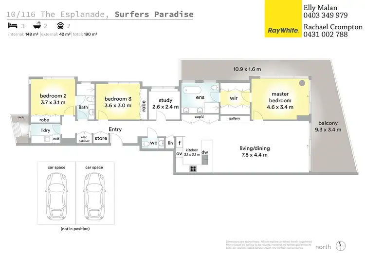 Floorplan of Homely unit listing, 10/116 The Esplanade, Surfers Paradise QLD 4217