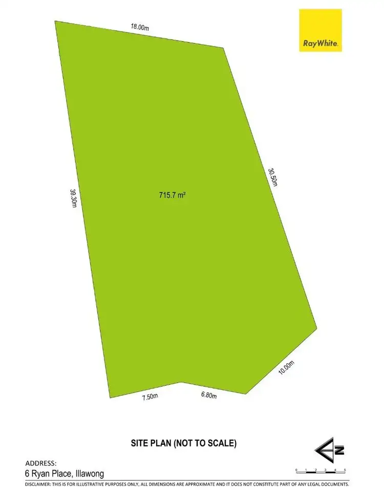 Floorplan of Homely land listing, 6 Ryan Place, Illawong NSW 2234