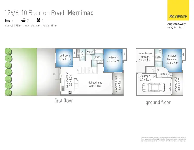 Floorplan of Homely townhouse listing, 126/6-10 Bourton Road, Merrimac QLD 4226