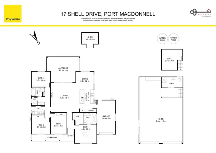 Floorplan of Homely house listing, 17 Shell Drive, Port Macdonnell SA 5291