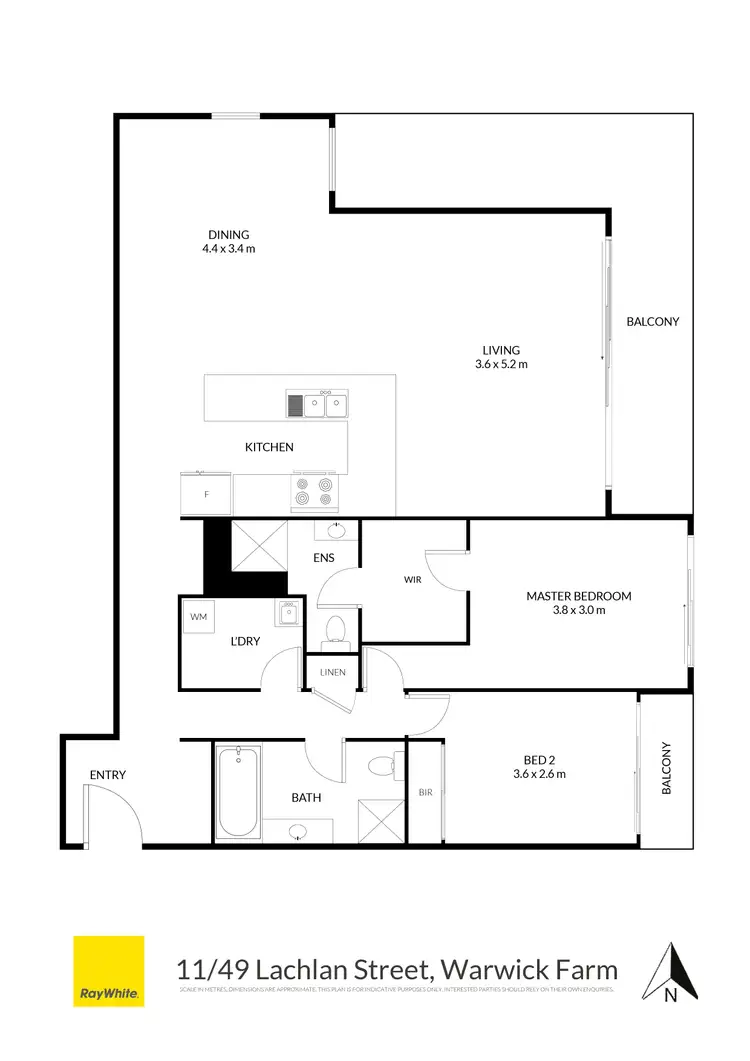 Floorplan of Homely unit listing, 11/49 Lachlan Street,, Liverpool NSW 2170