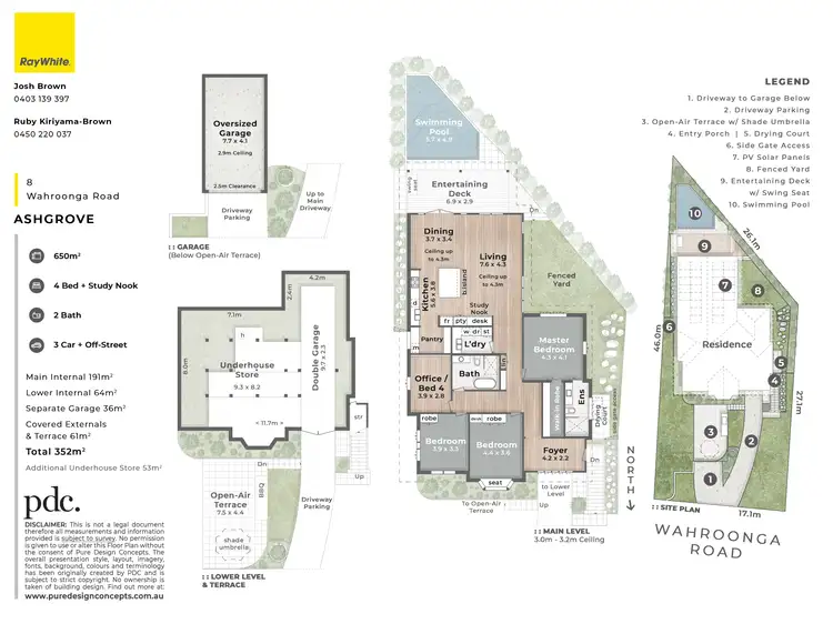 Floorplan of Homely house listing, 8 Wahroonga Road, Ashgrove QLD 4060