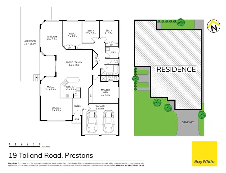 Floorplan of Homely house listing, 19 Tolland Road, Prestons NSW 2170
