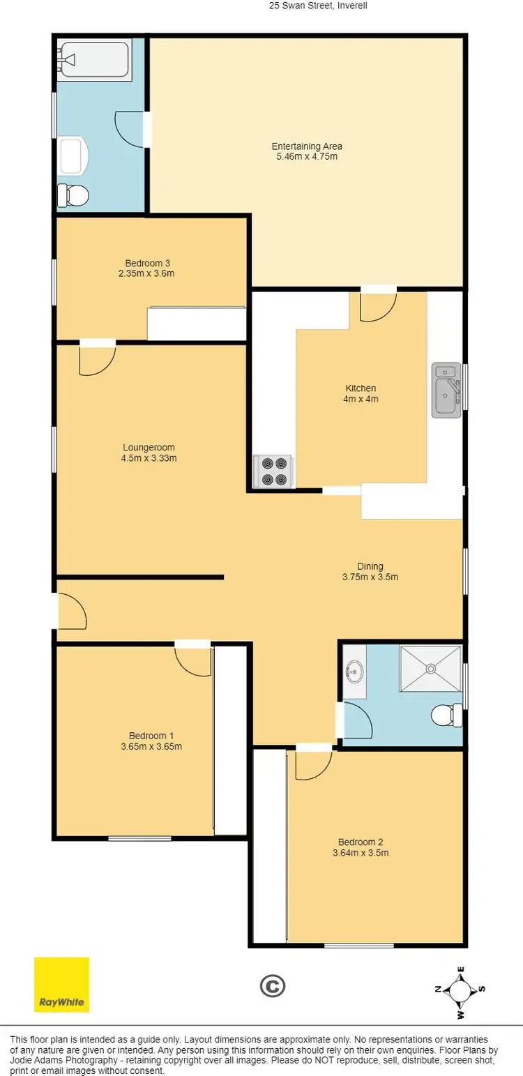 Floorplan of Homely house listing, 25 Swan Street, Inverell NSW 2360