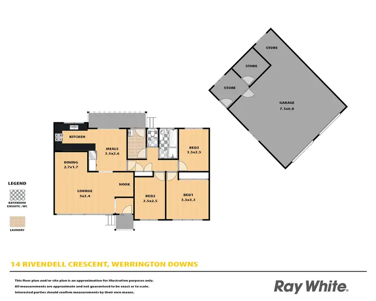 Floorplan of Homely house listing, 14 Rivendell Crescent, Werrington Downs NSW 2747