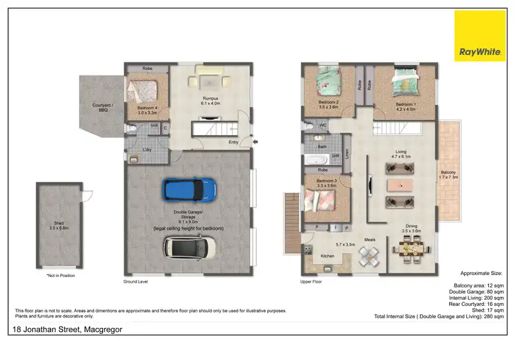 Floorplan of Homely house listing, 18 Jonathan Street, Macgregor QLD 4109