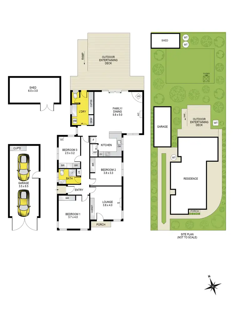 Floorplan of Homely house listing, 14 Patern Street, Highton VIC 3216