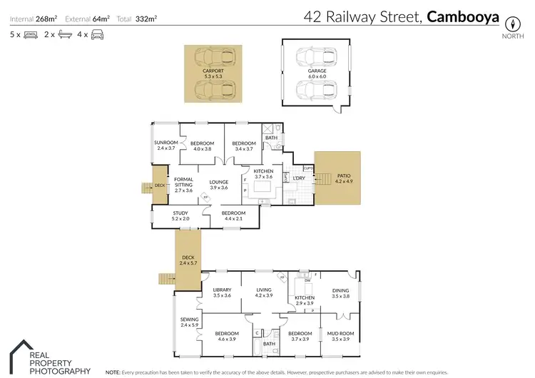 Floorplan of Homely house listing, 42 Railway Street, Cambooya QLD 4358