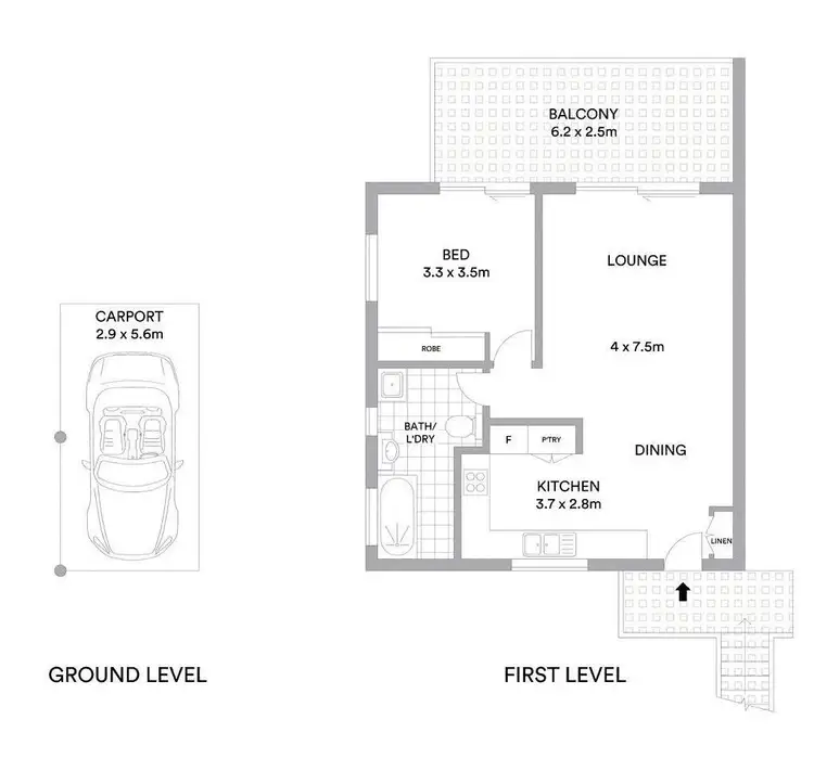 Floorplan of Homely unit listing, 20/5-7 Old Bangalow Road, Byron Bay NSW 2481