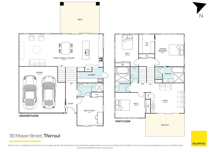 Floorplan of Homely semi-detached listing, 30 Mason Street, Thirroul NSW 2515