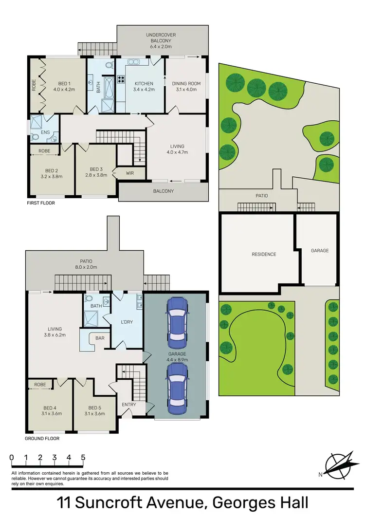 Floorplan of Homely house listing, 11 Suncroft Avenue, Georges Hall NSW 2198