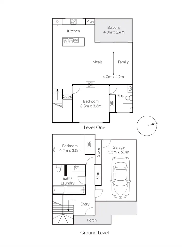 Floorplan of Homely unit listing, 4/20 Walkers Road, Lara VIC 3212