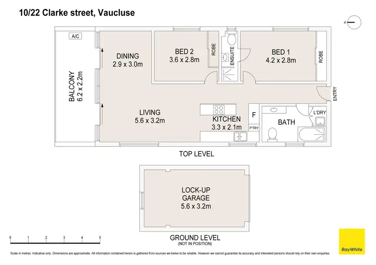 Floorplan of Homely apartment listing, 10/22 Clarke Street, Vaucluse NSW 2030