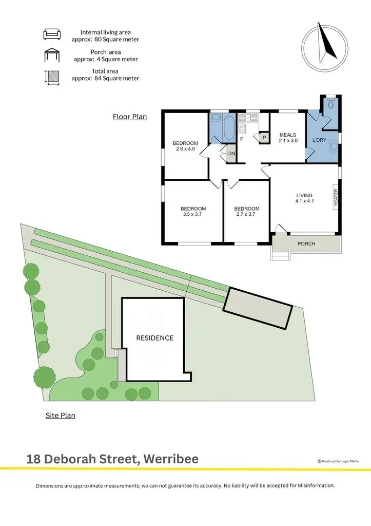 Floorplan of Homely house listing, 18 Deborah Street, Werribee VIC 3030